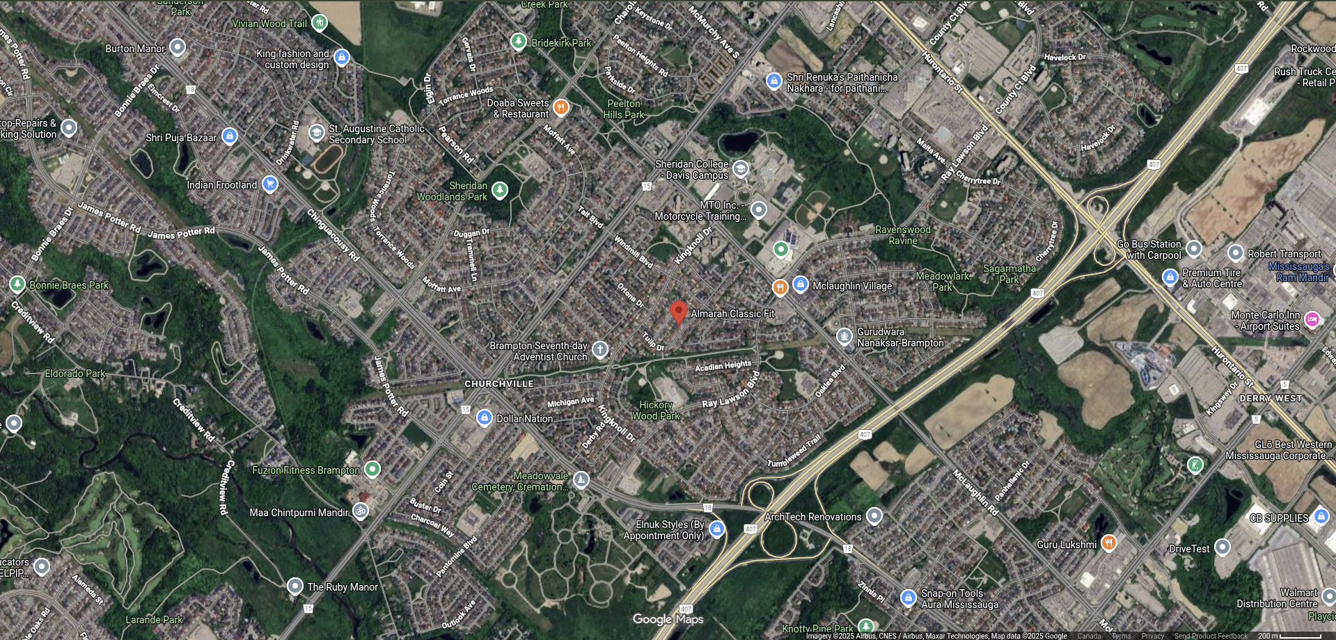 image of map of business